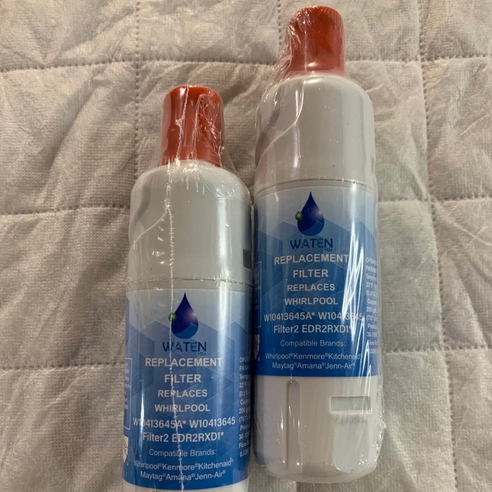 WATEN H2o #2 2 pak Replacement Water Filters W10413645A W10413645 EDR2RXD1